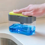 2-in-1 Sponge Rack Soap Dispenser