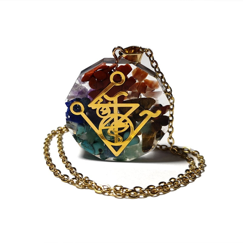 New Chakra Metatron Energy Pendant Necklace