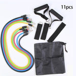 11 Piece Adjustable Resistance Bands