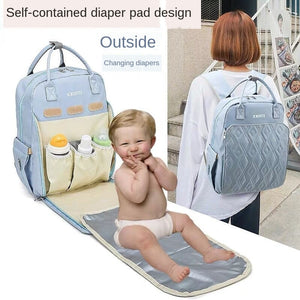 CONVENIENT PORTABLE NAPPY BAG/BACKPACK